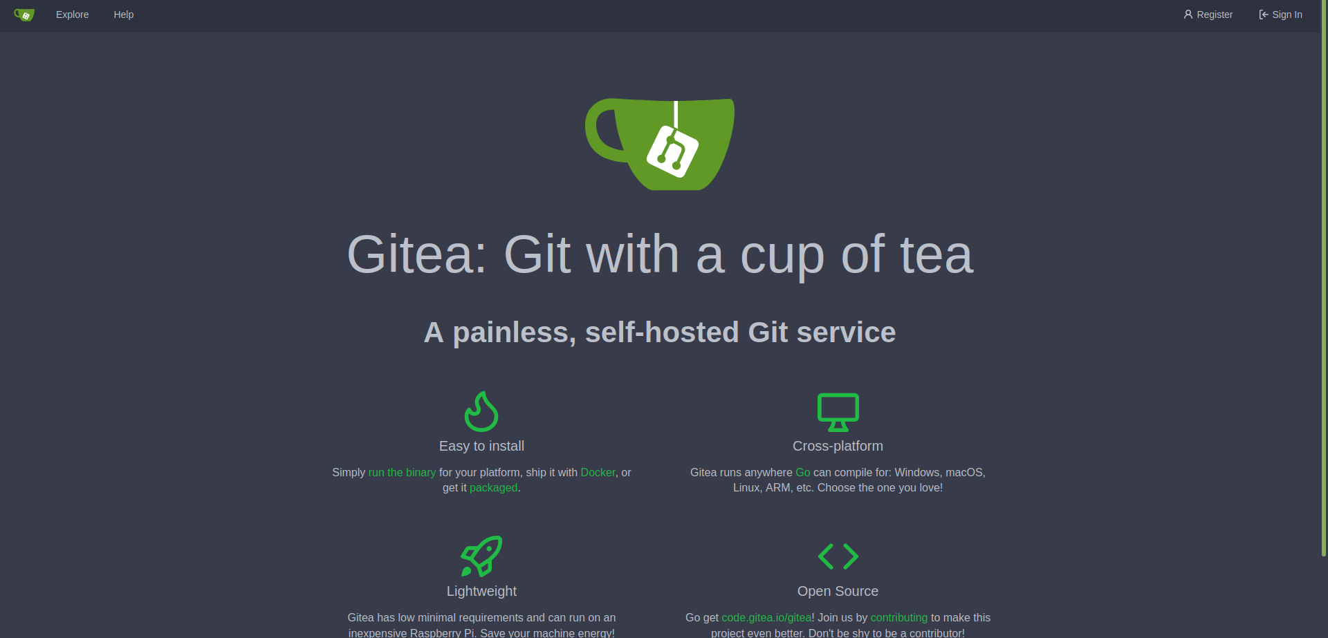 gitea service